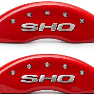 MGP Caliper Covers Aluminum Brake Covers Red-0